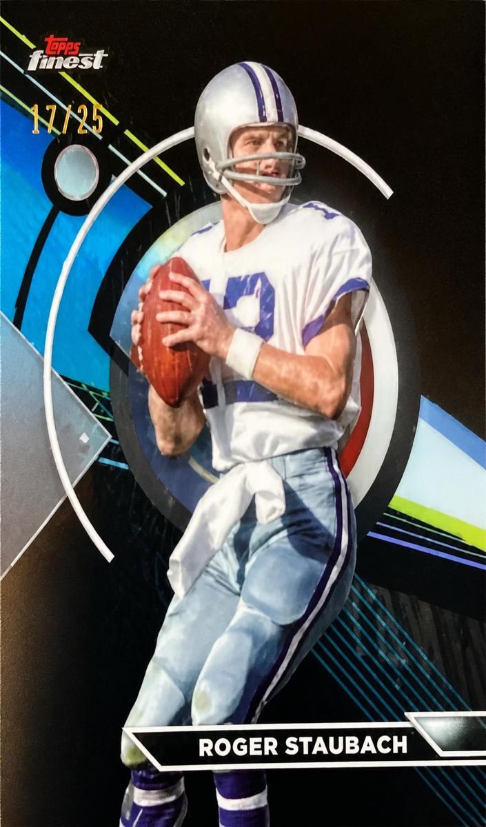 2023 Topps Composite Football Black Refractor Roger Staubach #178