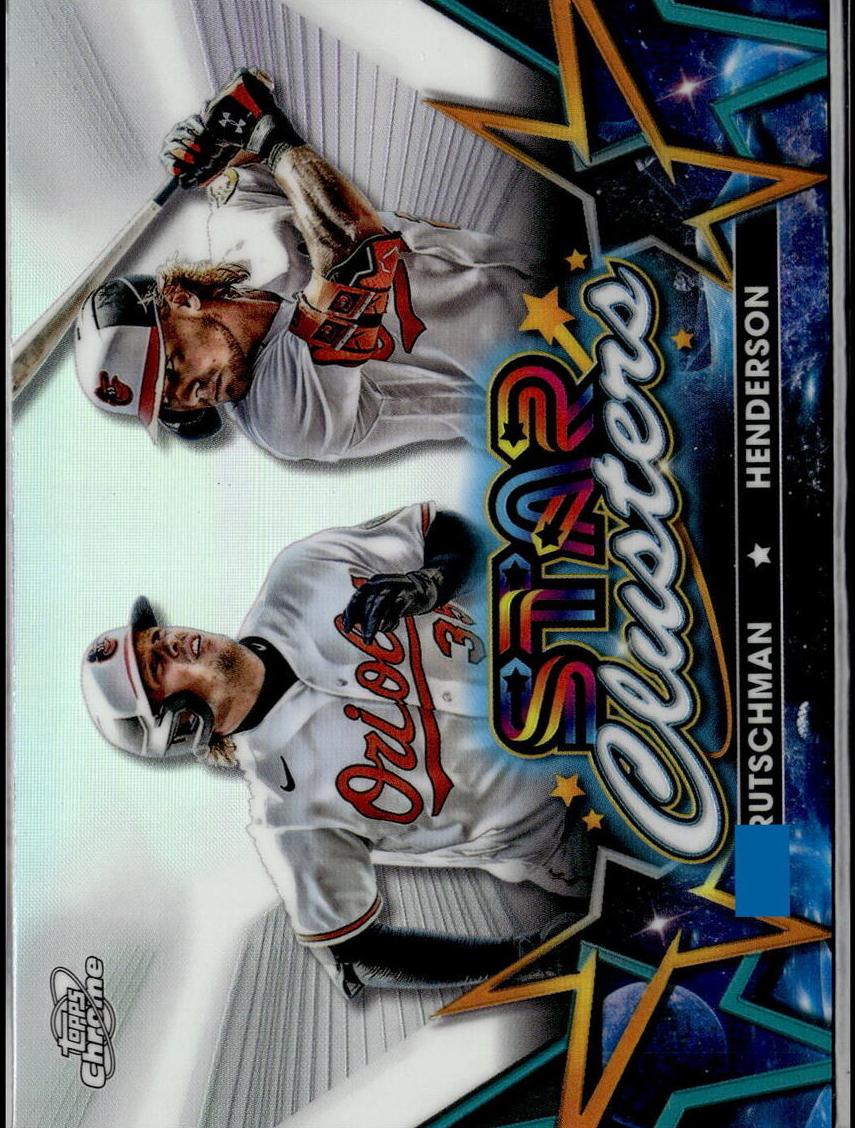 2023 Topps Cosmic Chrome Baseball Adley Rutschman / Gunnar Henderson #SC-4 PSA 9