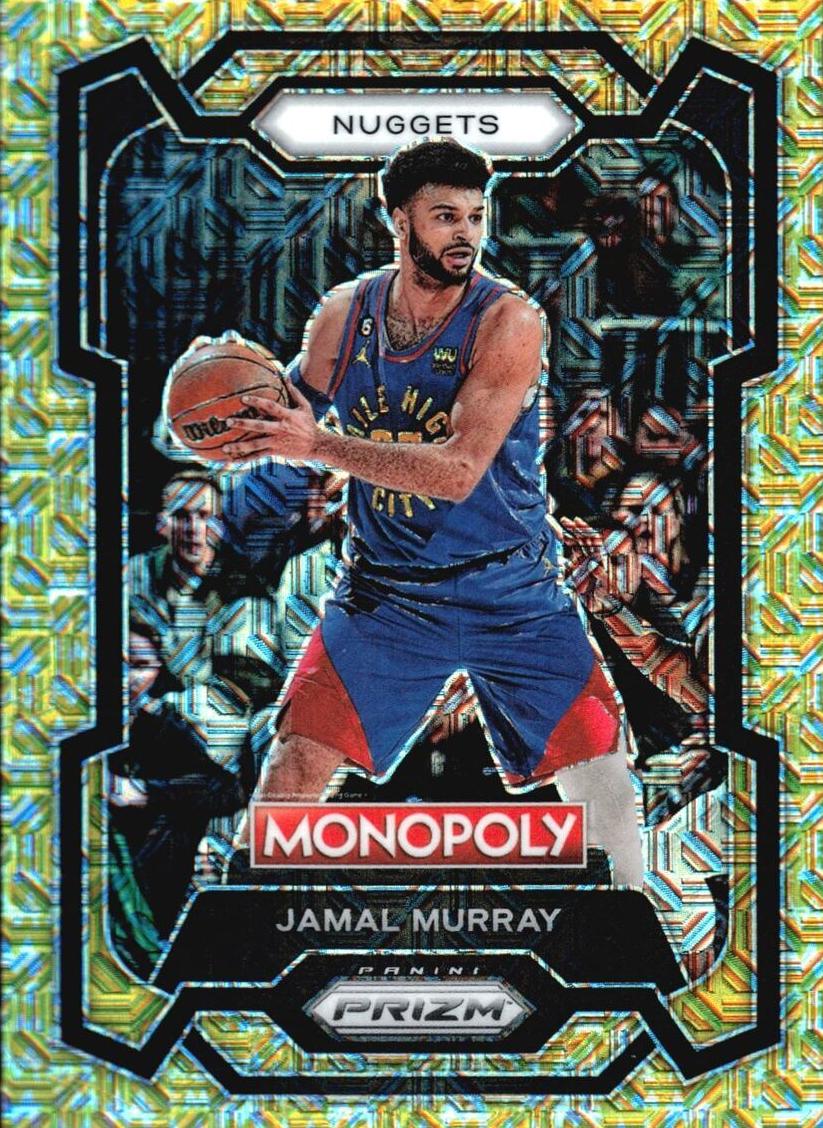 2023 Panini Prizm Monopoly Basketball Gold Millionaire Shimmer Jamal Murray #3 PSA 9