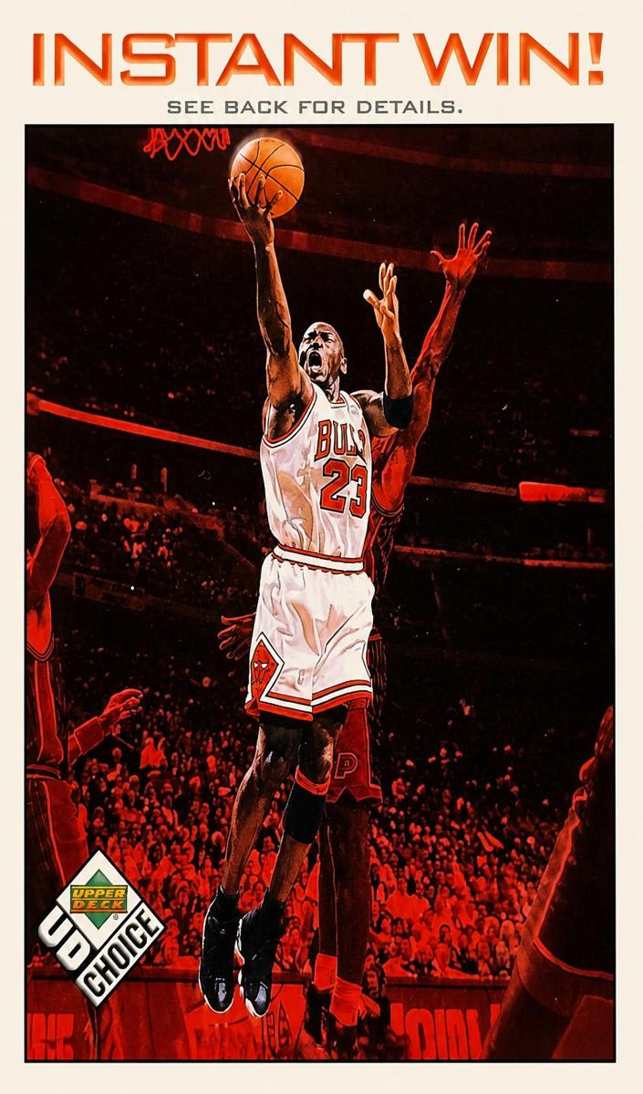 1998 Upper Deck Choice Basketball Michael Jordan #IW4 PSA 10