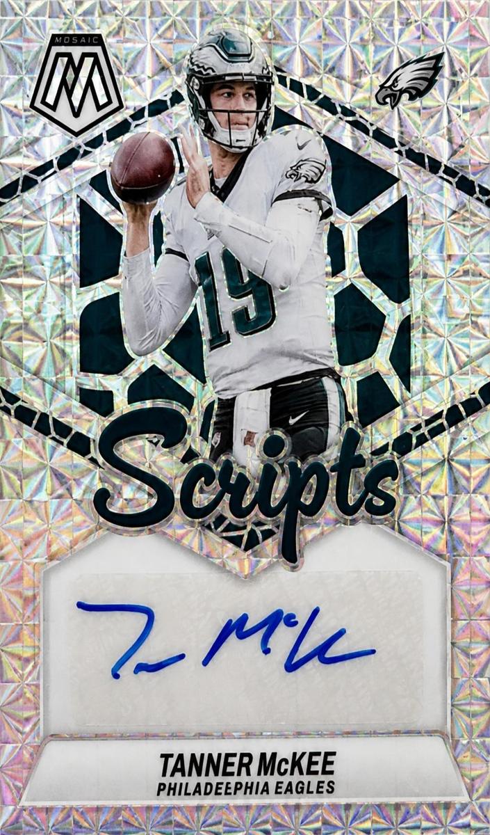 2023 Panini Prizm Football Purple Wave Tanner McKee #383