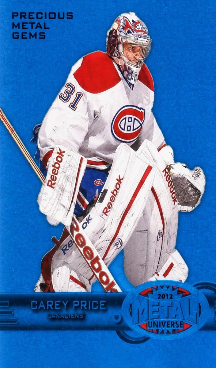 2012 Fleer Retro Hockey Blue Carey Price #51