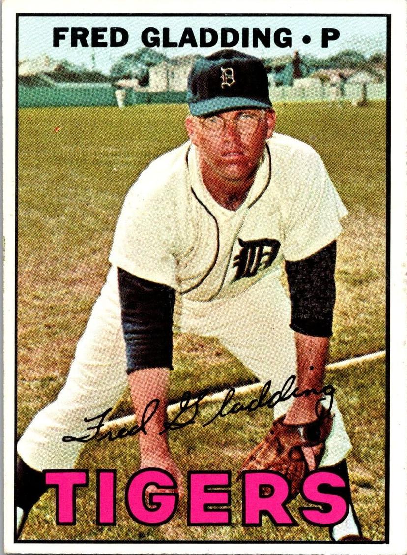 1967 Topps Baseball Fred Gladding #192