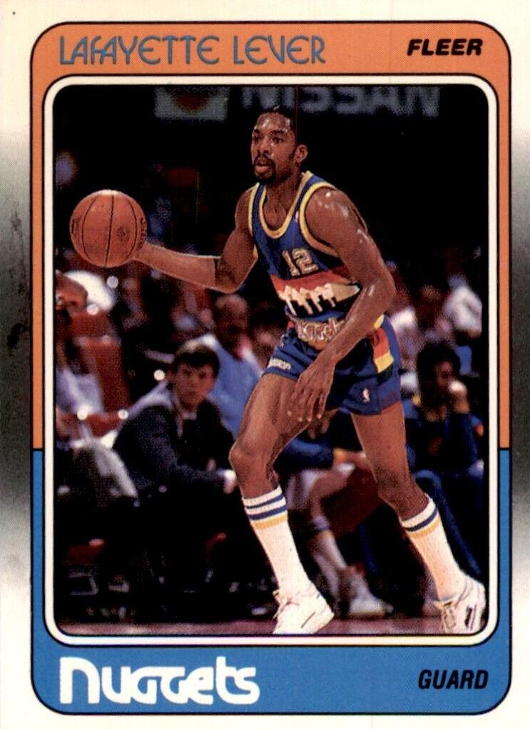 1988 Fleer Basketball Lafayette Lever #35 PSA 10