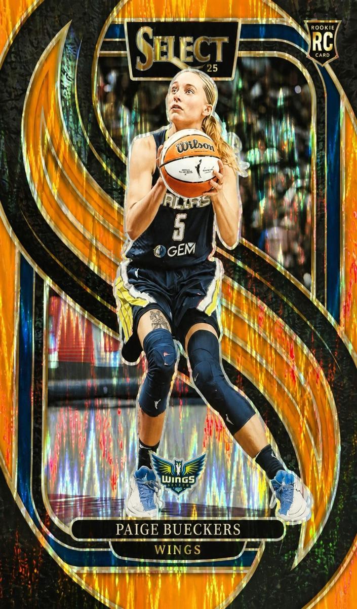 2025 Panini Select WNBA Basketball Orange Flash Paige Bueckers #118