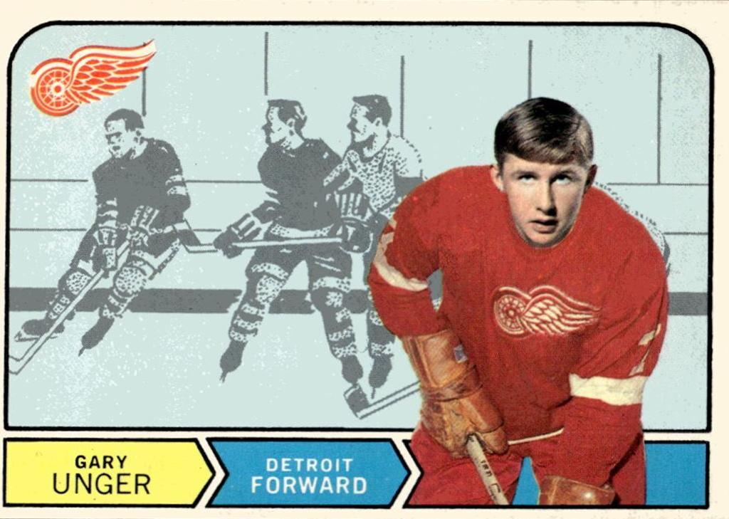 1968 O-Pee-Chee Hockey Gary Unger #142 PSA 7
