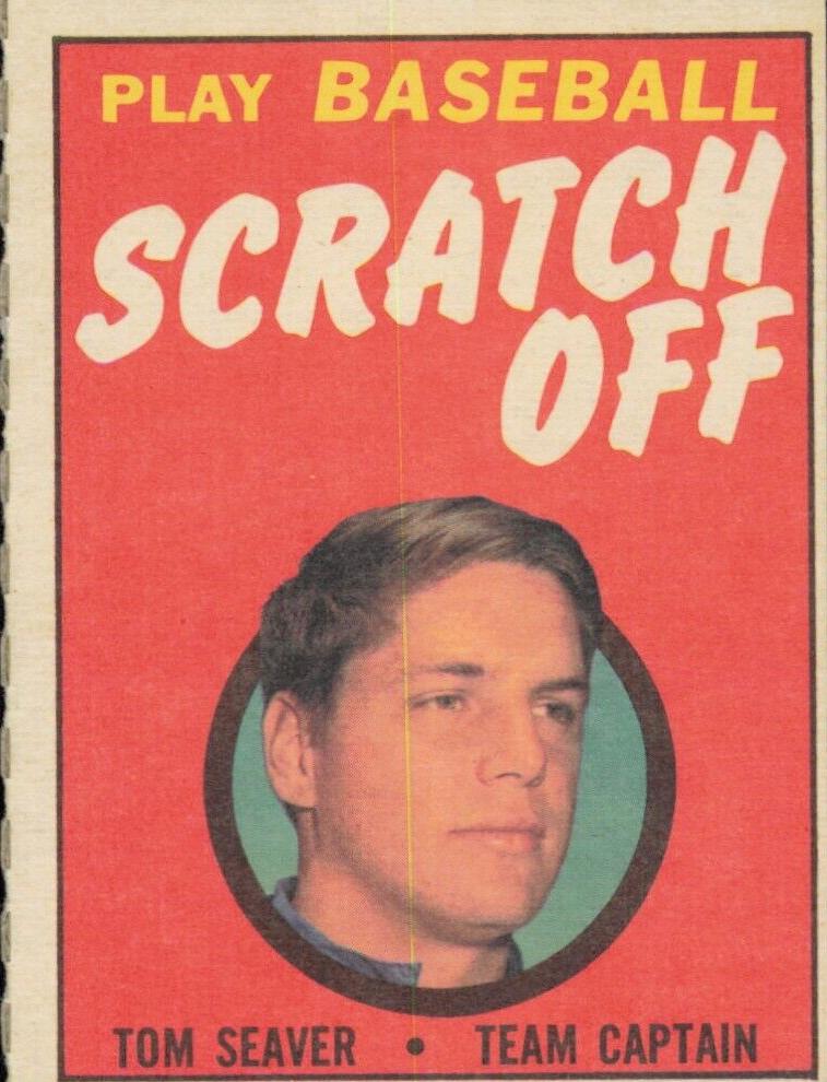 1970 Topps Scratch-Offs Baseball Tom Seaver #NNO