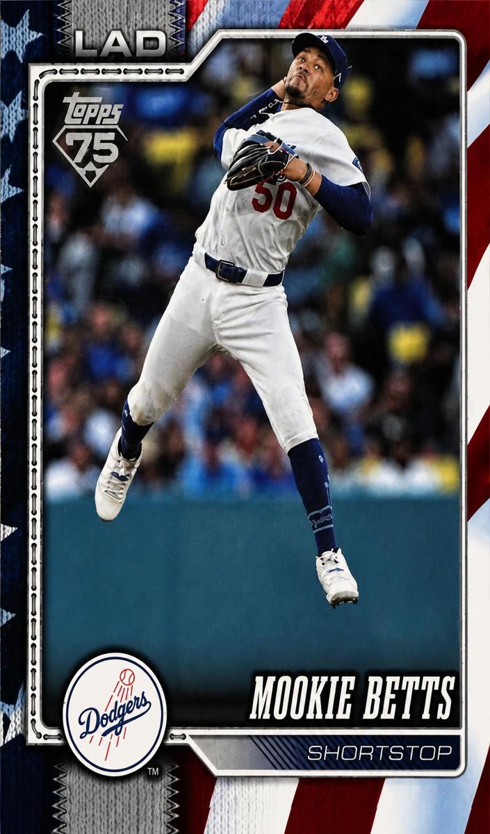 2026 Topps Baseball Independence Day Mookie Betts #41
