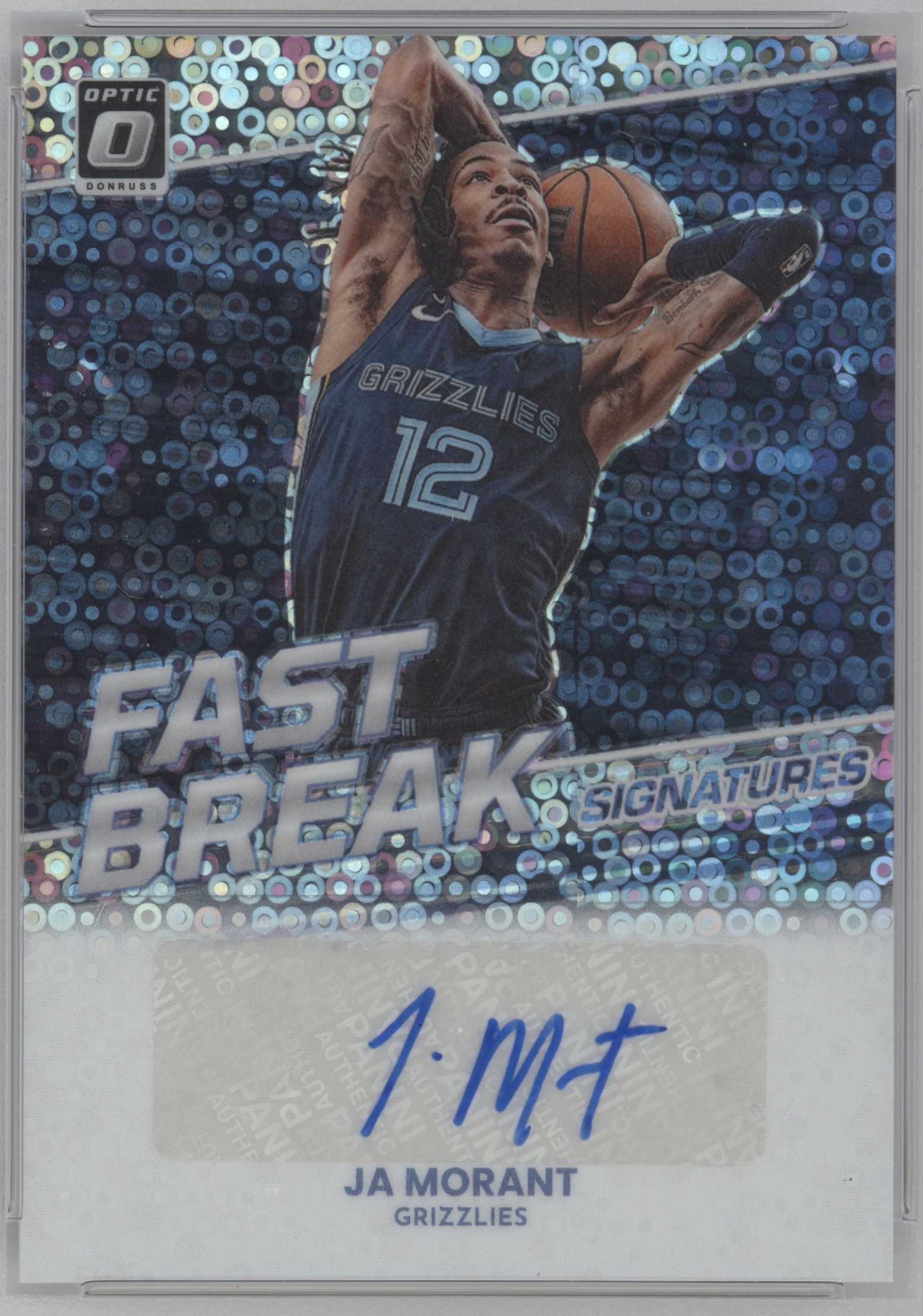 2022 Donruss Optic Basketball Ja Morant #FBS-JAM PSA 5