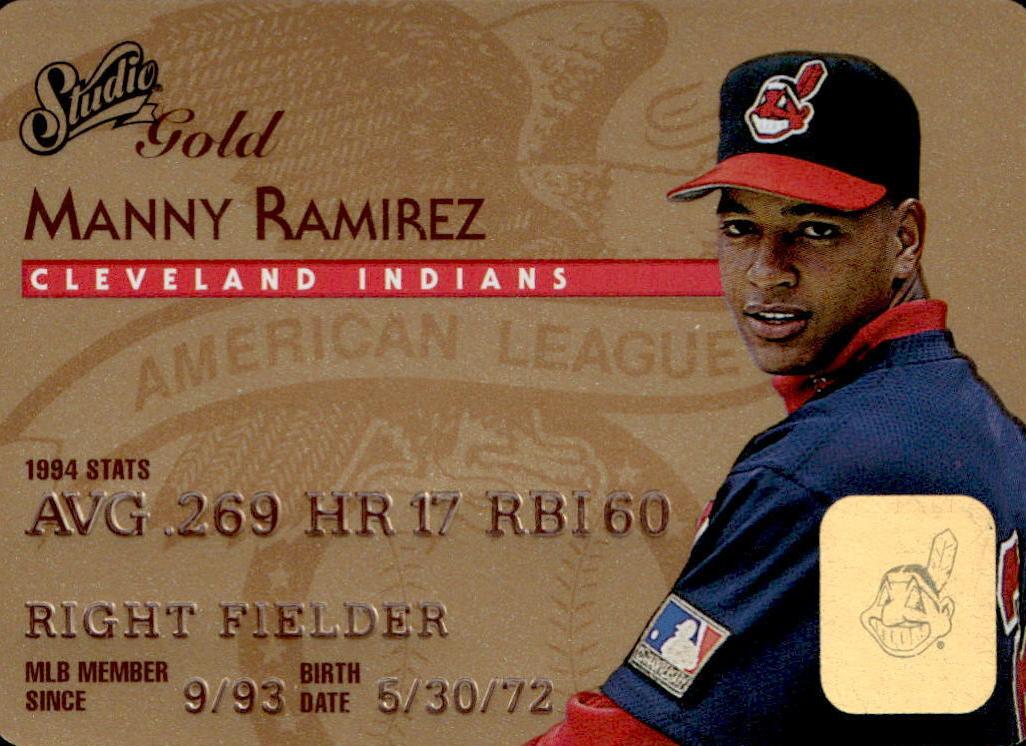 1995 Studio Baseball Manny Ramirez #32