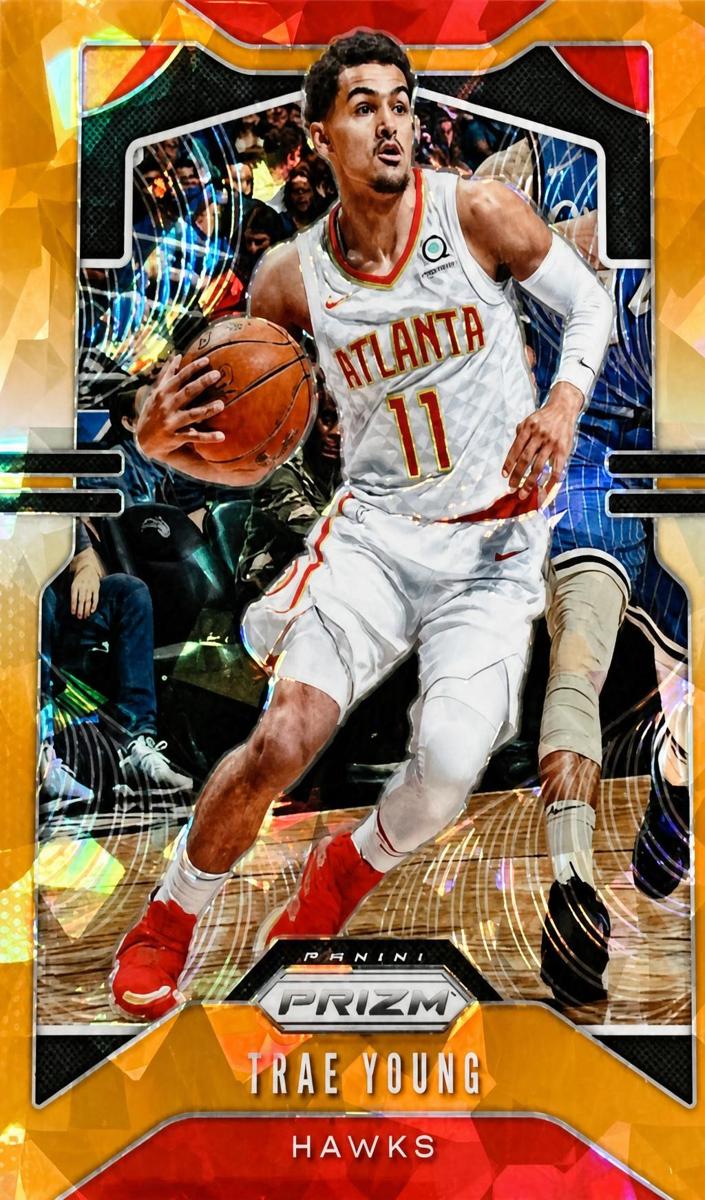 2019 Panini Prizm Basketball Orange Ice Trae Young #31 PSA 10