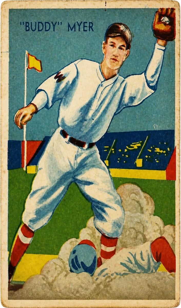 1935 Diamond Stars Baseball Buddy Myer #4
