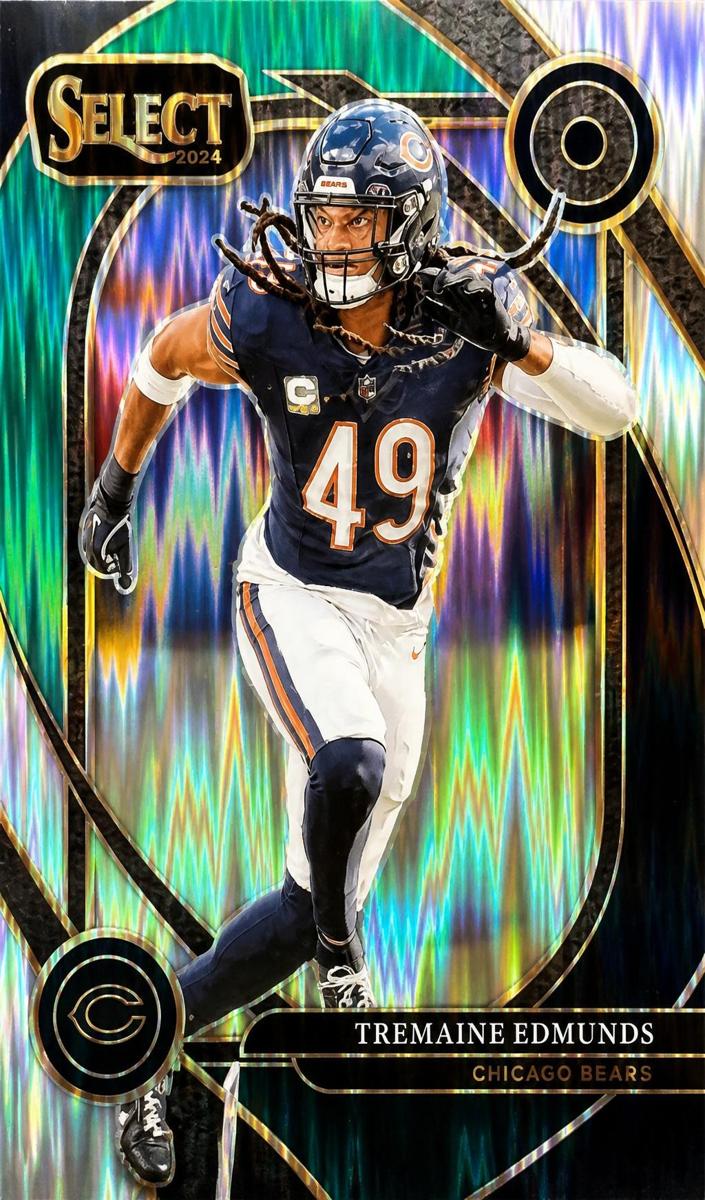 2024 Panini Select Football Black and Green Shock Tremaine Edmunds #297