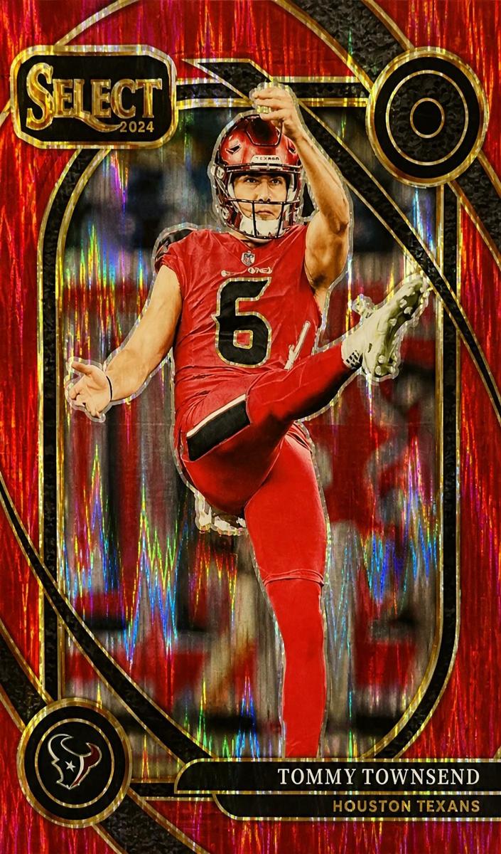 2024 Panini Select Football Red Shock Tommy Townsend #296