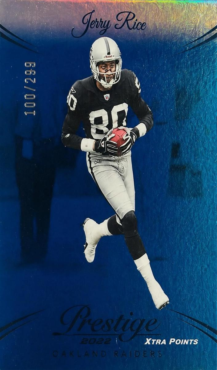 2024 Panini Prestige Football Blue Premium Xtra Points Jerry Rice #162