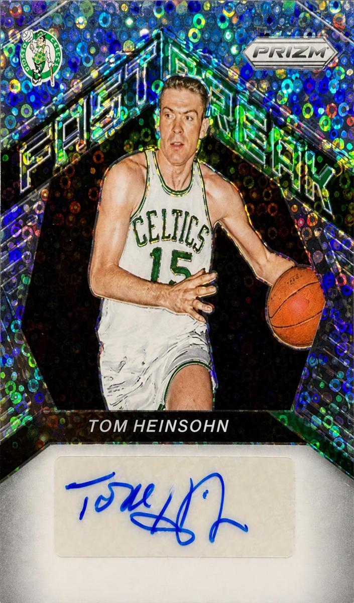 2020 Panini Prizm Basketball Tom Heinsohn #FBA-THE PSA 9