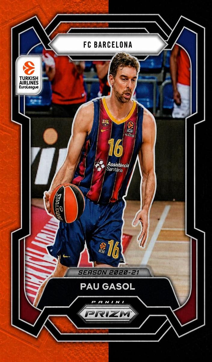 2023 Panini Prizm Turkish Airlines EuroLeague Basketball Pau Gasol #13