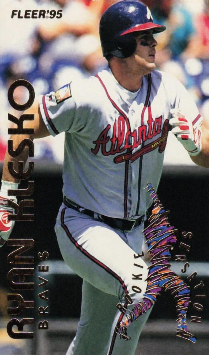 1995 Fleer Baseball Ryan Klesko #10
