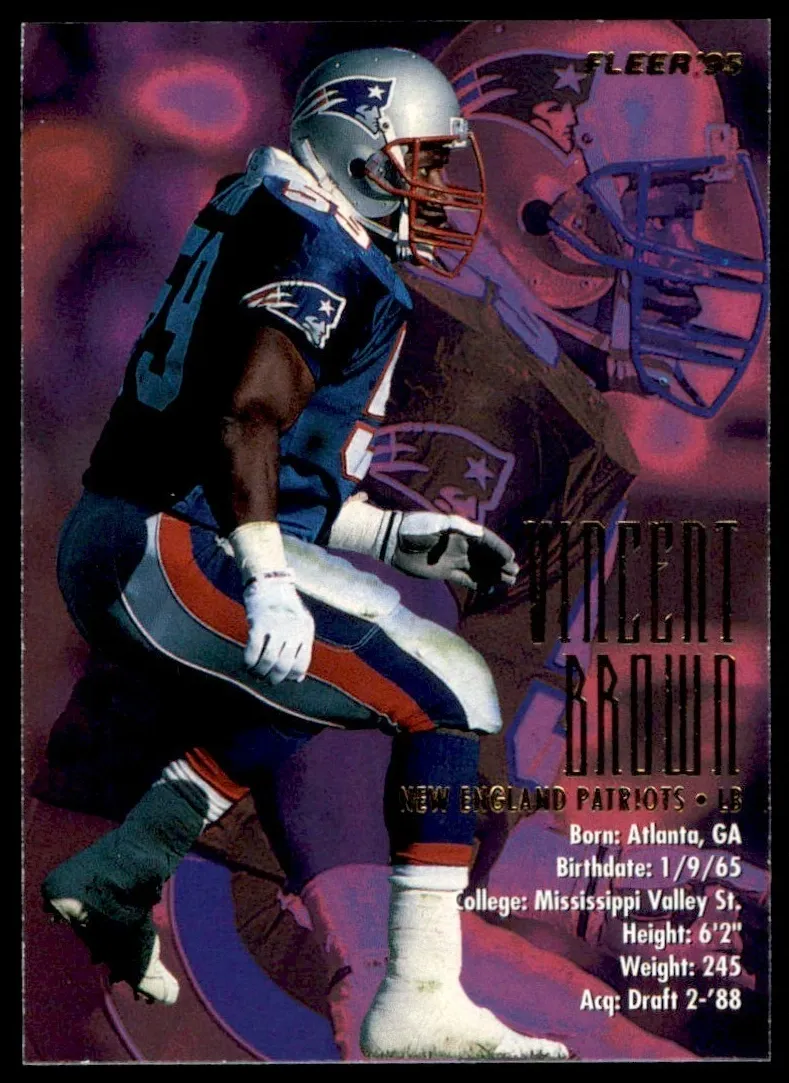 1995 Fleer Football Vincent Brown #248