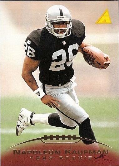 1995 Pinnacle Football Napoleon Kaufman #218