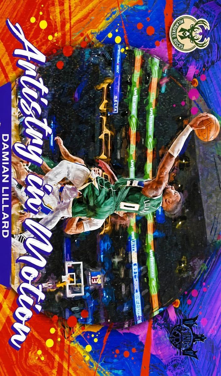 2023 Panini Court Kings Basketball Amethyst Damian Lillard #17
