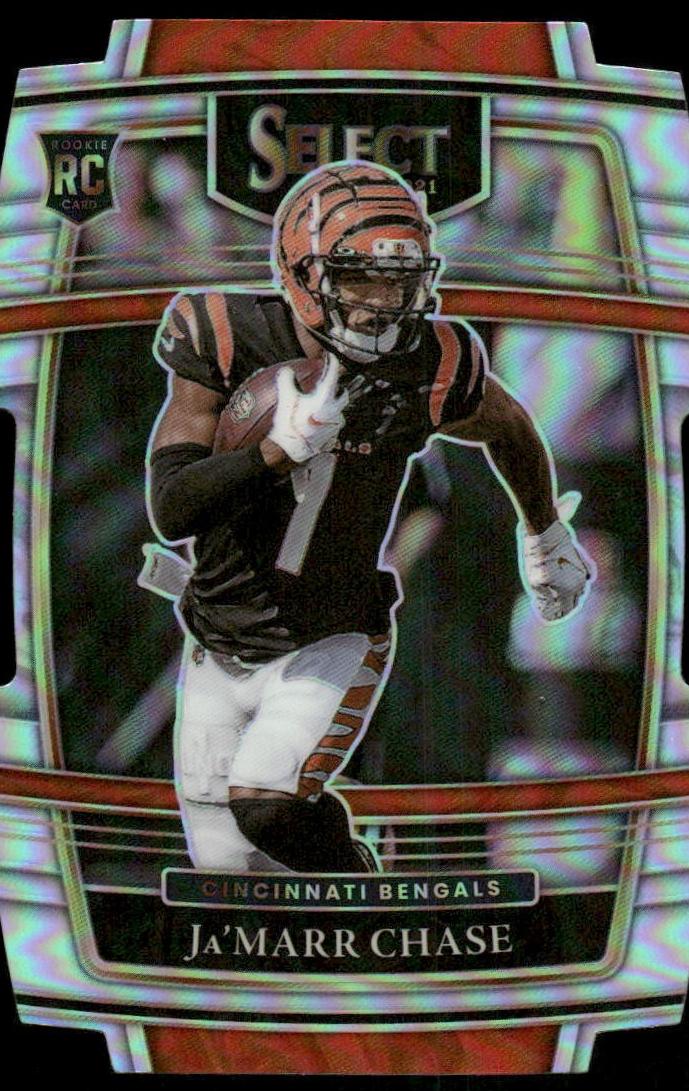 2021 Panini Select Football Die Cut Silver Ja'Marr Chase #47