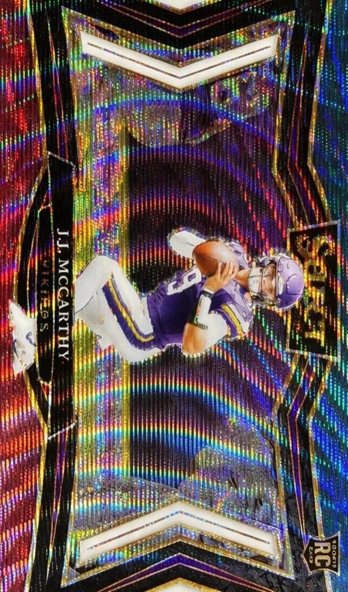 2024 Panini Select Football Tri-Color J.J. McCarthy #441 PSA 9
