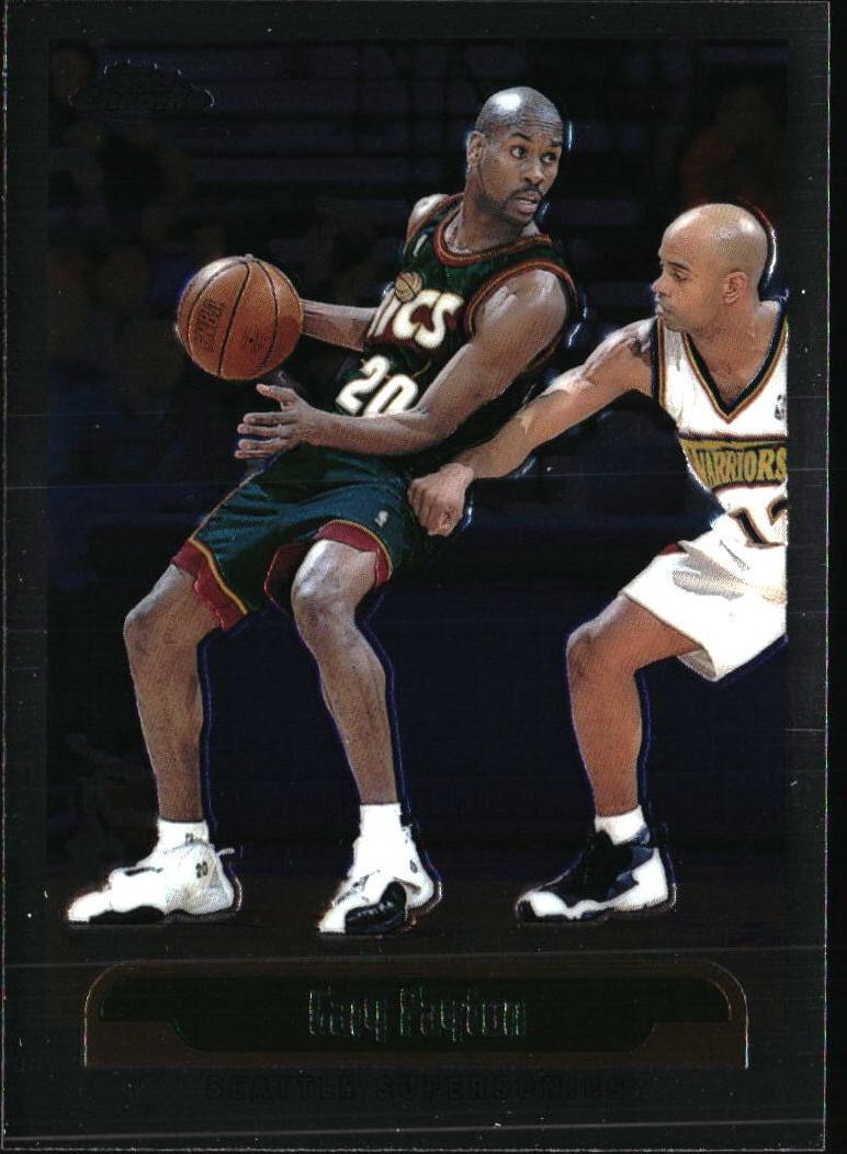 1999 Topps Chrome Basketball Gary Payton #20