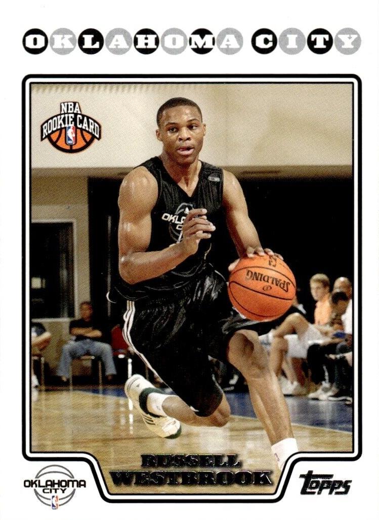 2008 Topps Basketball Russell Westbrook #199 PSA 9