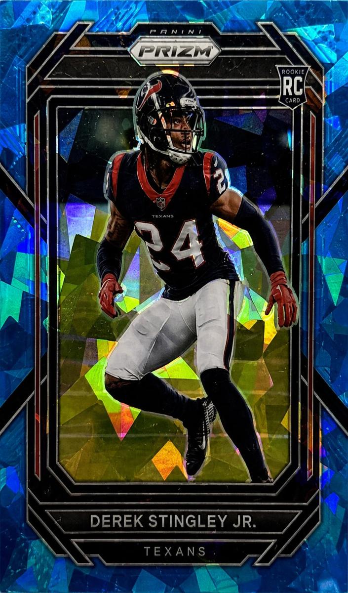 2022 Panini Prizm Football Blue Ice Derek Stingley Jr. #369 PSA 10