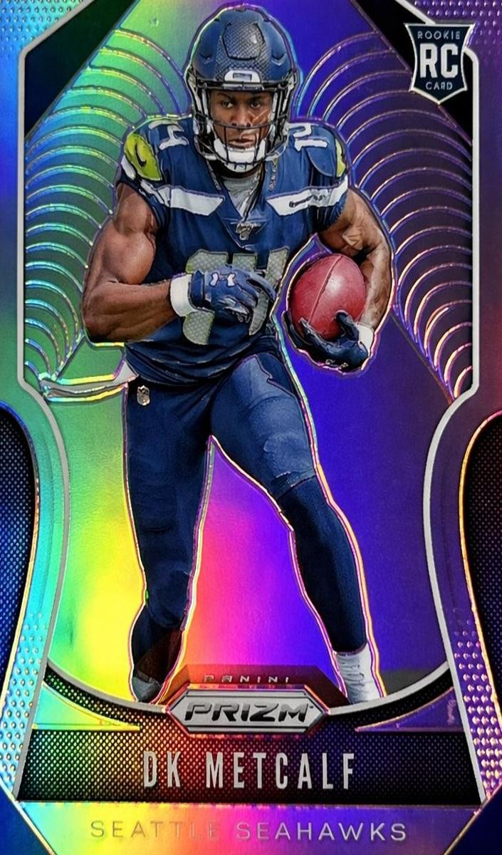 2019 Panini Prizm Football Prizm Silver DK Metcalf #343 PSA 9