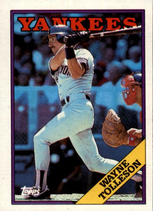 1988 Topps Baseball Wayne Tolleson #411