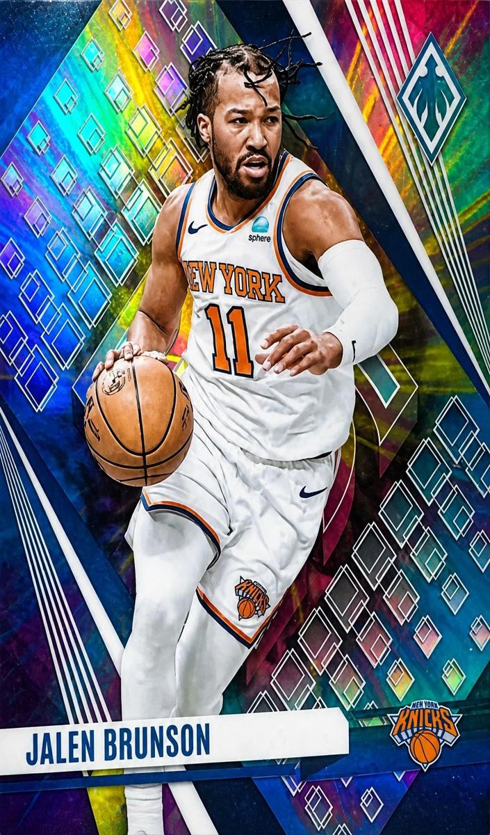 2023 Panini Phoenix Basketball Color Burst Jalen Brunson #242 PSA 9