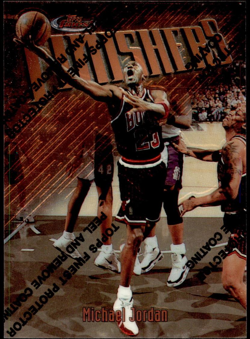 1997 Topps Finest Basketball Michael Jordan #39