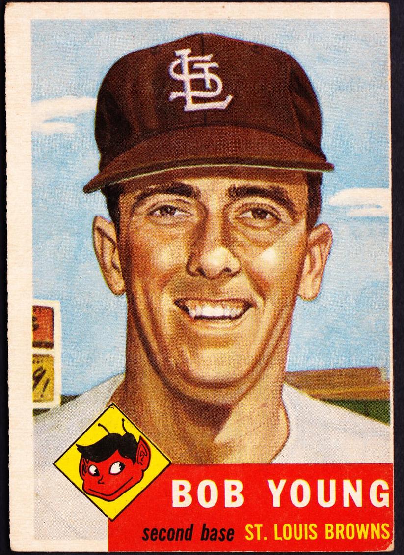 1953 Topps Baseball Bob Young #160 PSA 6