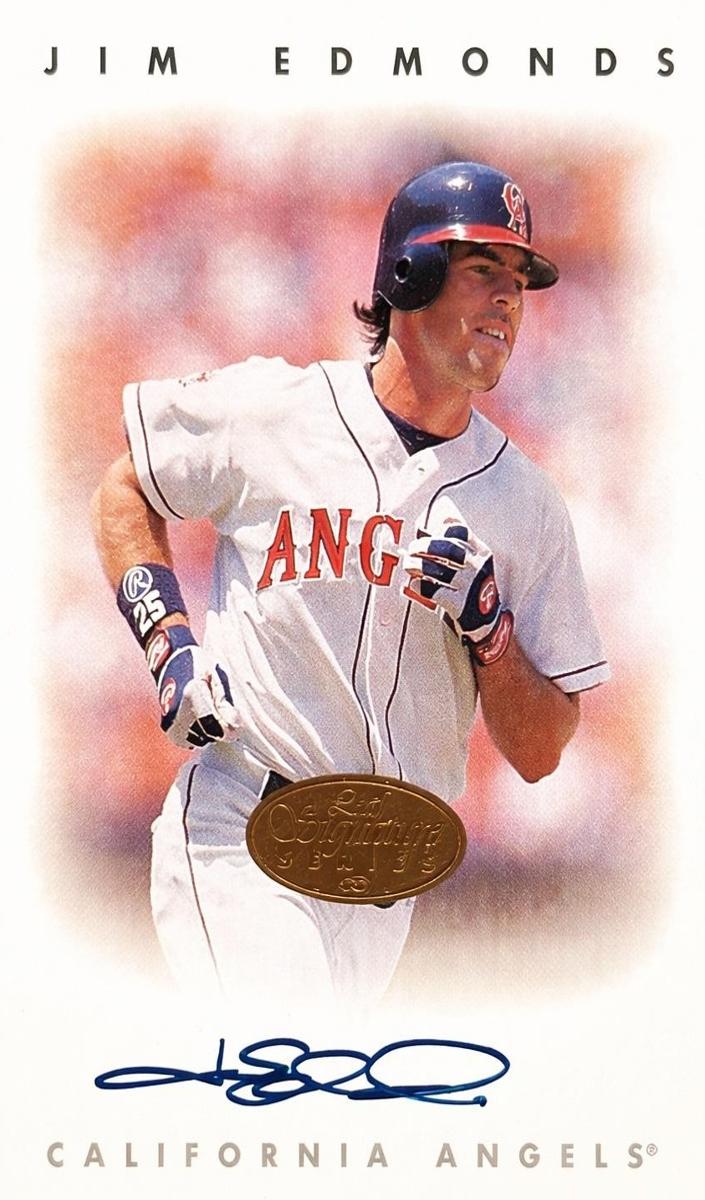 1996 Leaf Signature Series Baseball Bronze Jim Edmonds #NNO