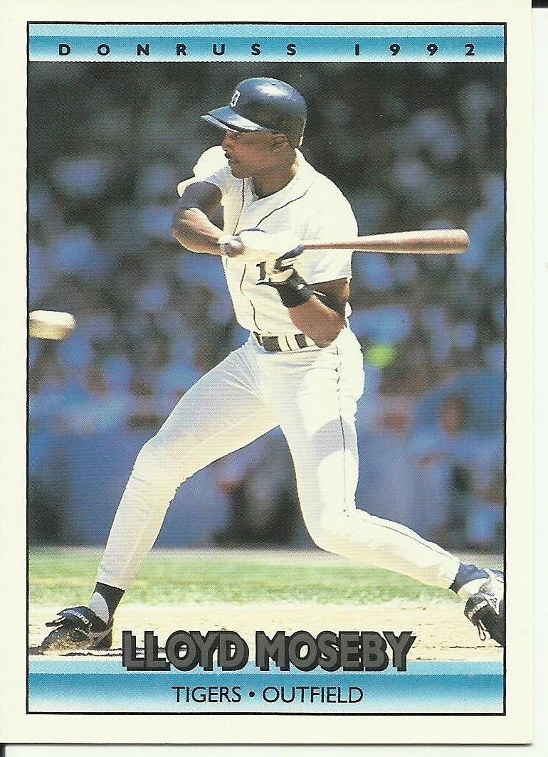 1992 Donruss Baseball Lloyd Moseby #443