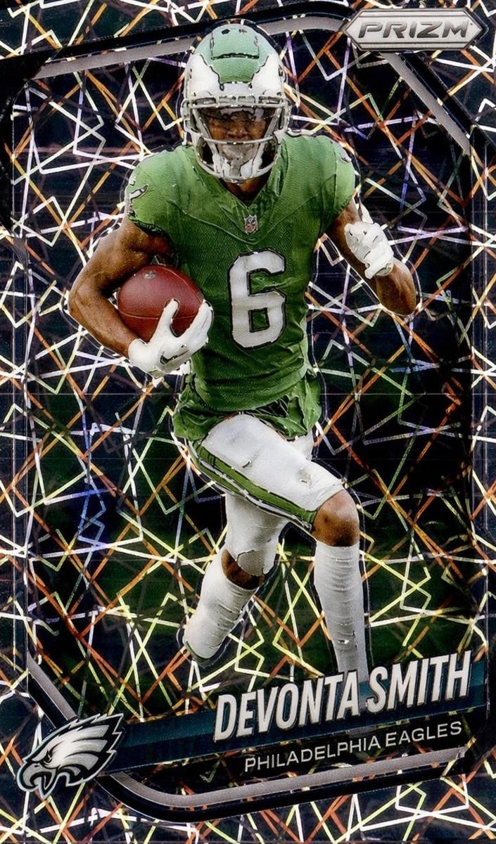 2025 Panini Prizm Football Lazer DeVonta Smith #70