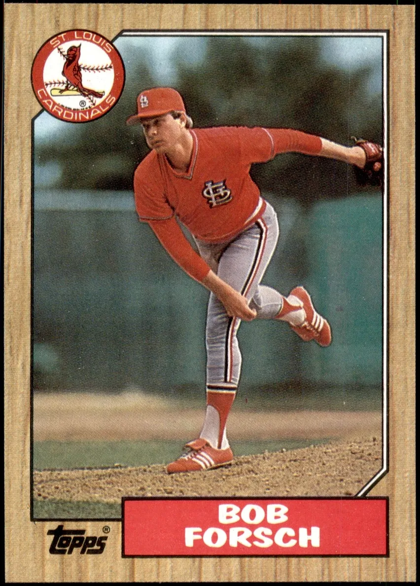 1987 Topps Baseball Bob Forsch #257 PSA 8.5
