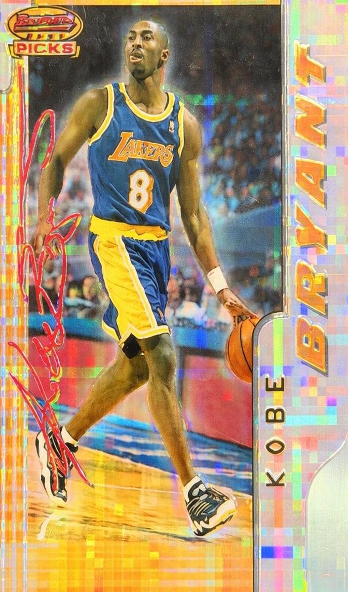 1996 Bowman's Best Basketball Atomic Refractor Kobe Bryant #BP10 BGS 9
