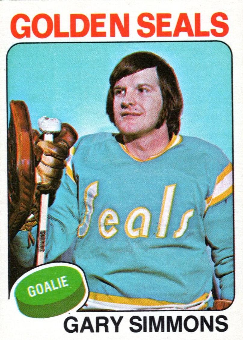 1975 O-Pee-Chee Hockey Gary Simmons #29 PSA 5