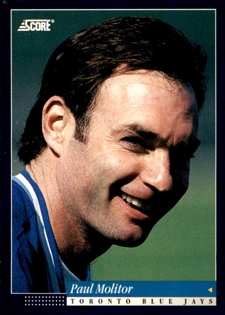 1994 Score Baseball Paul Molitor #427 PSA 8