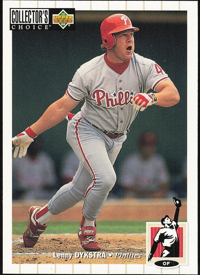1994 Upper Deck Collector's Choice Baseball Lenny Dykstra #369