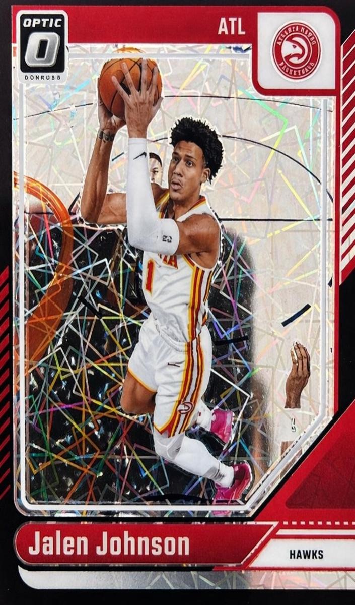 2024 Donruss Optic Basketball Black Velocity Jalen Johnson #79
