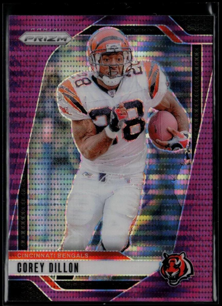 2024 Panini Prizm Football Purple Pulsar Corey Dillon #62 PSA 9