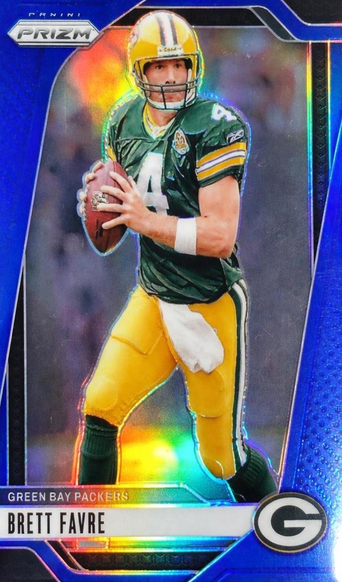 2024 Panini Prizm Football Blue Brett Favre #110 PSA 9