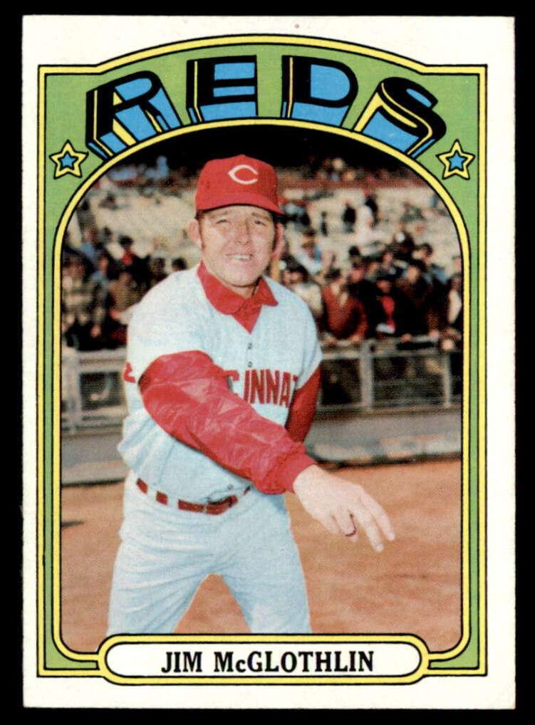 1972 Topps Baseball Jim McGlothlin #236 PSA 8.5