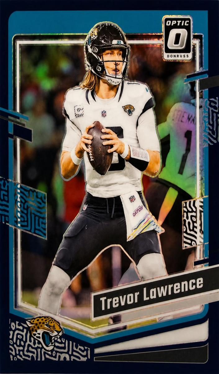 2023 Donruss Optic Football Purple Trevor Lawrence #87