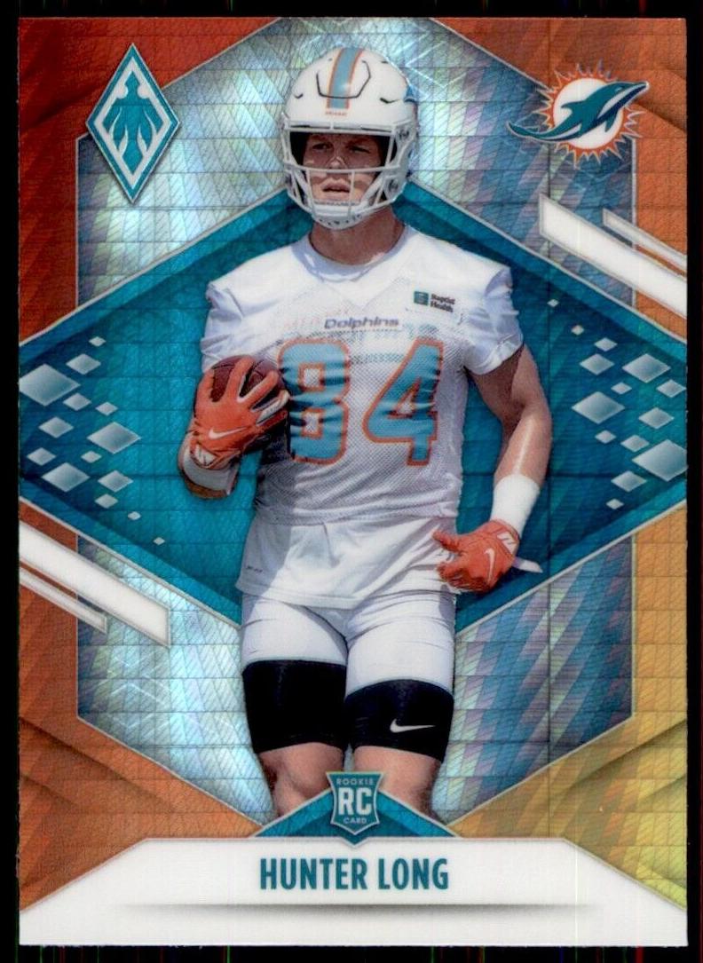 2021 Panini Phoenix Football Fire Burst Hunter Long #190