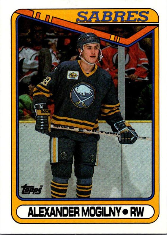 1990 Topps Hockey Alexander Mogilny #42